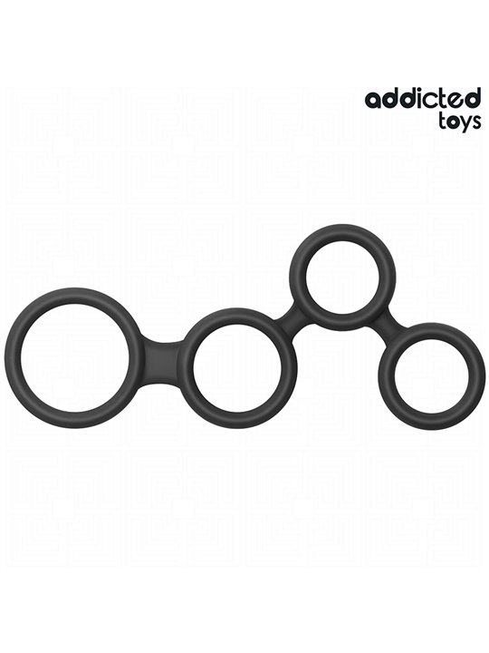 Addicted Toys - Anello Fallico con Divisore per Testicoli in Silicone