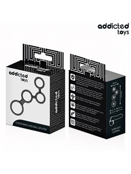 Addicted Toys - Anello Fallico con Divisore per Testicoli in Silicone