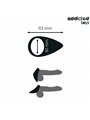 Addicted Toys - Black Silicone Teardrop Cock Ring