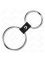 Kink - Double Metal Cock Ring from 3.7 cm to 5 cm Mod 1