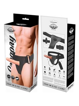 Harness Attraction - GRegory Hollow Rnes with Vibrator 16.5 X 4.3CM