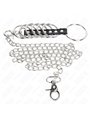 Kink - 7 Metal Cock Rings with 100 cm Leash