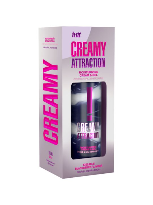 Intt Creamy Attraction - Kissable Moisturising Cream with Blackberry Flavour 100 ML