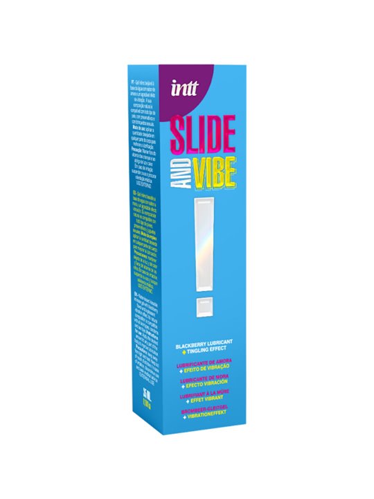 Intt - Lubrificante Vibrante Baciabile a Base d'Acqua Gusto Mora 35 ML
