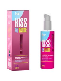 Intt - Gel Intimo Baciabile Effetto Calore al Gusto di Mora 55 ML