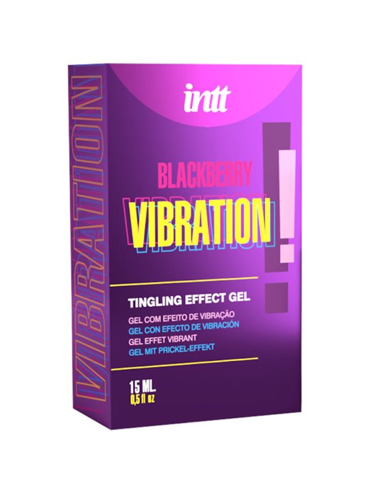 Intt - Kissable Liquid Vibrator with Blackberry Flavour 15 ML