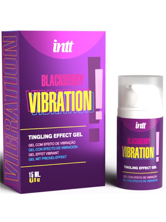 Intt - Kissable Liquid Vibrator with Blackberry Flavour 15 ML