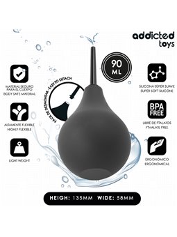 Addicted Toys Travel Cleaner - Doccia Anale da Viaggio Taglia S 90 ML