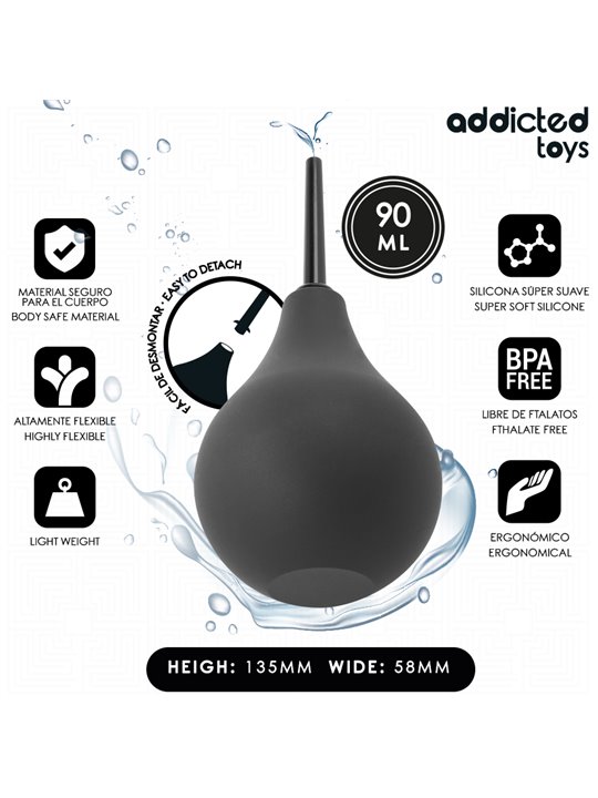 Addicted Toys Travel Cleaner - Travel Anal Shower Size S 90 ML