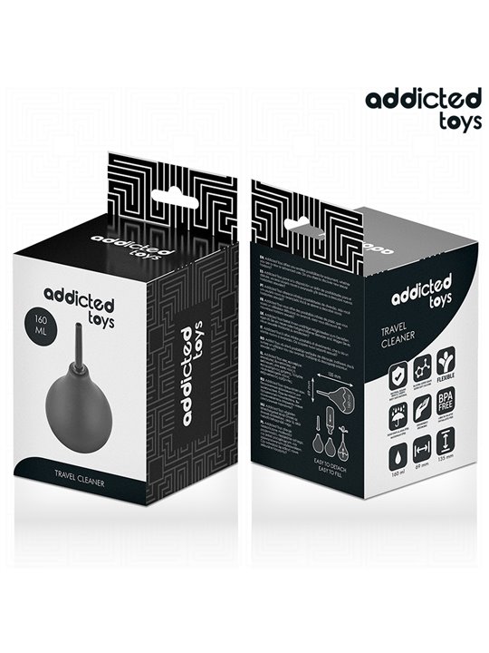 Addicted Toys Travel Cleaner - Travel Anal Shower Size M 160 ML