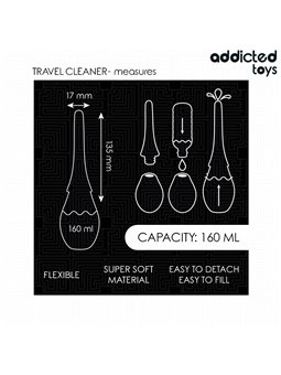 Addicted Toys Travel Cleaner - Doccia Anale 160 ML Modello 3
