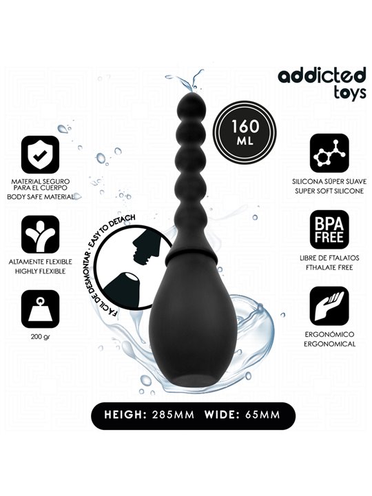 Addicted Toys Travel Cleaner - Doccia Anale 160 ML Modello 2