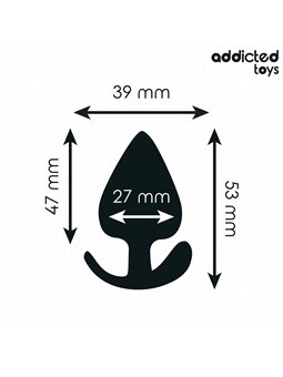 Addicted Toys - Plug Anale in Silicone Medico Taglia S 5,3 Cm