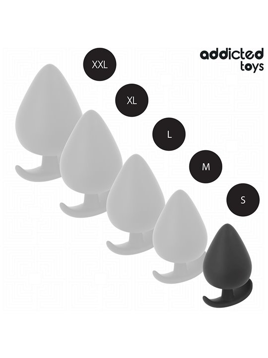 Addicted Toys - Plug Anale in Silicone Medico Taglia S 5,3 Cm