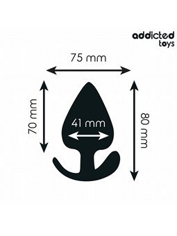Addicted Toys - Plug Anale in Silicone Medico Taglia L 8 Cm