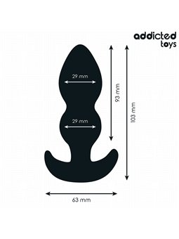 Addicted Toys - Plug Anale in Silicone Medico Taglia S 10,3 Cm