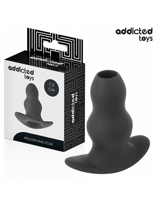Addicted Toys - Plug Anale Cavo in Silicone Medico Taglia S 7,3 Cm