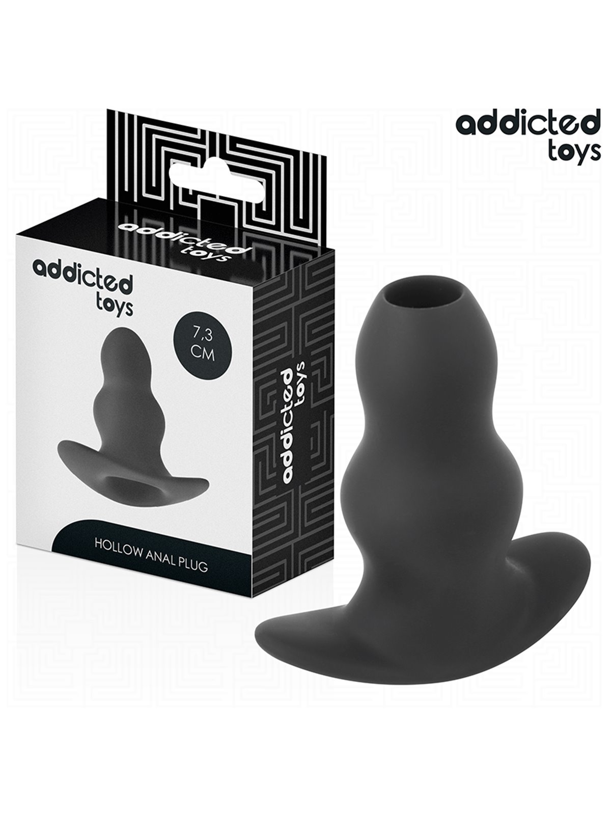 Addicted Toys - Plug Anale Cavo in Silicone Medico Taglia S 7,3 Cm