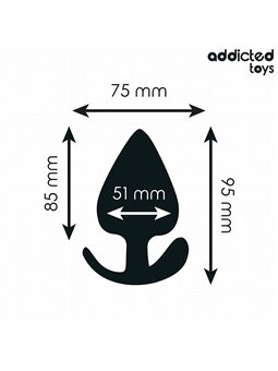 Addicted Toys - Plug Anale in Silicone Medico Taglia XL 9.5 Cm