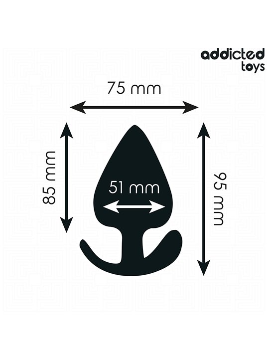 Addicted Toys - Medical Silicone Anal Plug Size XL 9.5 cm