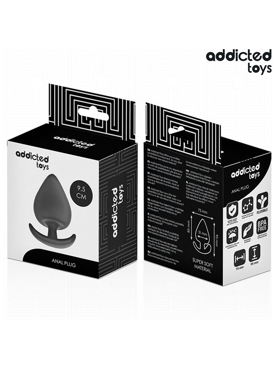Addicted Toys - Plug Anale in Silicone Medico Taglia XL 9.5 Cm