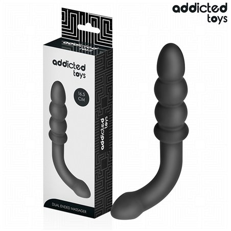 Addicted Toys - Doppio Massaggiatore Anale in Silicone 16,5 Cm