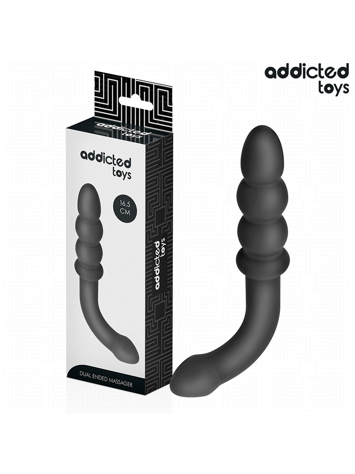 Addicted Toys - Double Silicone Anal Massager 16.5 cm