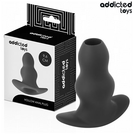 Addicted Toys - Hollow Medical Silicone Anal Plug Size M 9.6 cm
