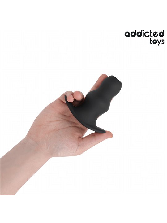 Addicted Toys - Hollow Medical Silicone Anal Plug Size M 9.6 cm