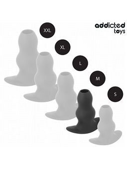 Addicted Toys - Hollow Medical Silicone Anal Plug Size M 9.6 cm
