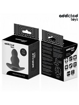 Addicted Toys - Plug Anale Cavo in Silicone Medico Taglia M 9,6 Cm
