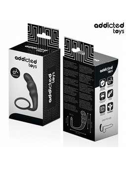 Addicted Toys - Anal Plug with Silicone Cock Ring Model 4