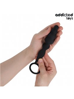 Addicted Toys - Anal Plug with Silicone Cock Ring Model 5