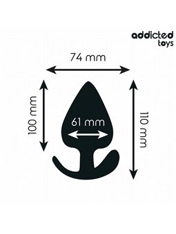 Addicted Toys - Plug Anale in Silicone Medico Taglia XXL 11 Cm