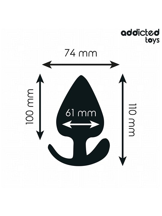 Addicted Toys - Plug Anale in Silicone Medico Taglia XXL 11 Cm