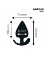 Addicted Toys - Plug Anale in Silicone Medico Taglia XXL 11 Cm