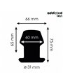 Addicted Toys - Hollow Medical Silicone Anal Plug Size S 7.5 cm