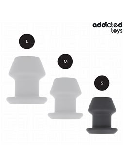 Addicted Toys - Hollow Medical Silicone Anal Plug Size S 7.5 cm
