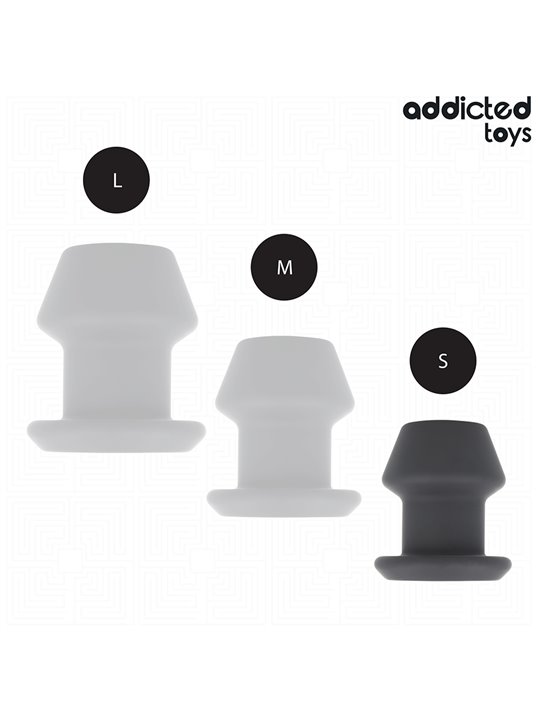 Addicted Toys - Hollow Medical Silicone Anal Plug Size S 7.5 cm