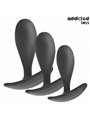 Addicted Toys - Set of 3 Medical Silicone Anal Plugs Model 2