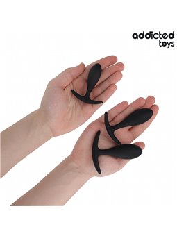 Addicted Toys - Set di 3 Plug Anali in Silicone Medico Modello 2