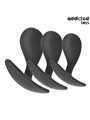 Addicted Toys - Set of 3 Medical Silicone Anal Plugs Model 3