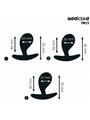 Addicted Toys - Set of 3 Medical Silicone Anal Plugs Model 3