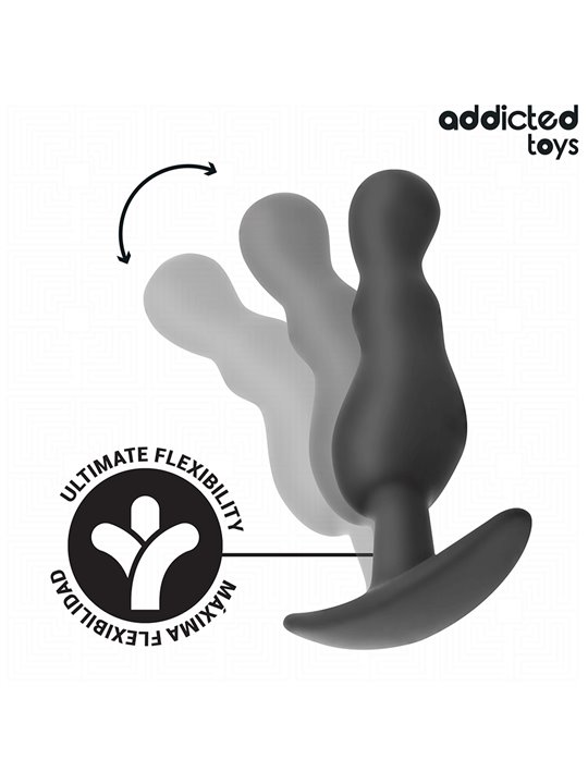 Addicted Toys - Set of 3 Medical Silicone Anal Plugs Model 1