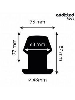 Addicted Toys - Medical Silicone Anal Plug Size M 8.7 cm