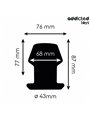 Addicted Toys - Medical Silicone Anal Plug Size M 8.7 cm