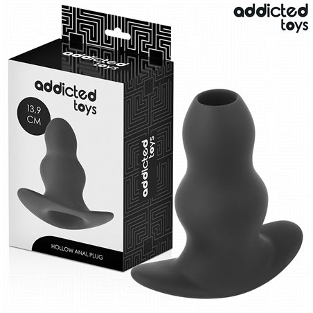 Addicted Toys - Plug Anale Cavo in Silicone Medico Taglia XL 13,9 Cm