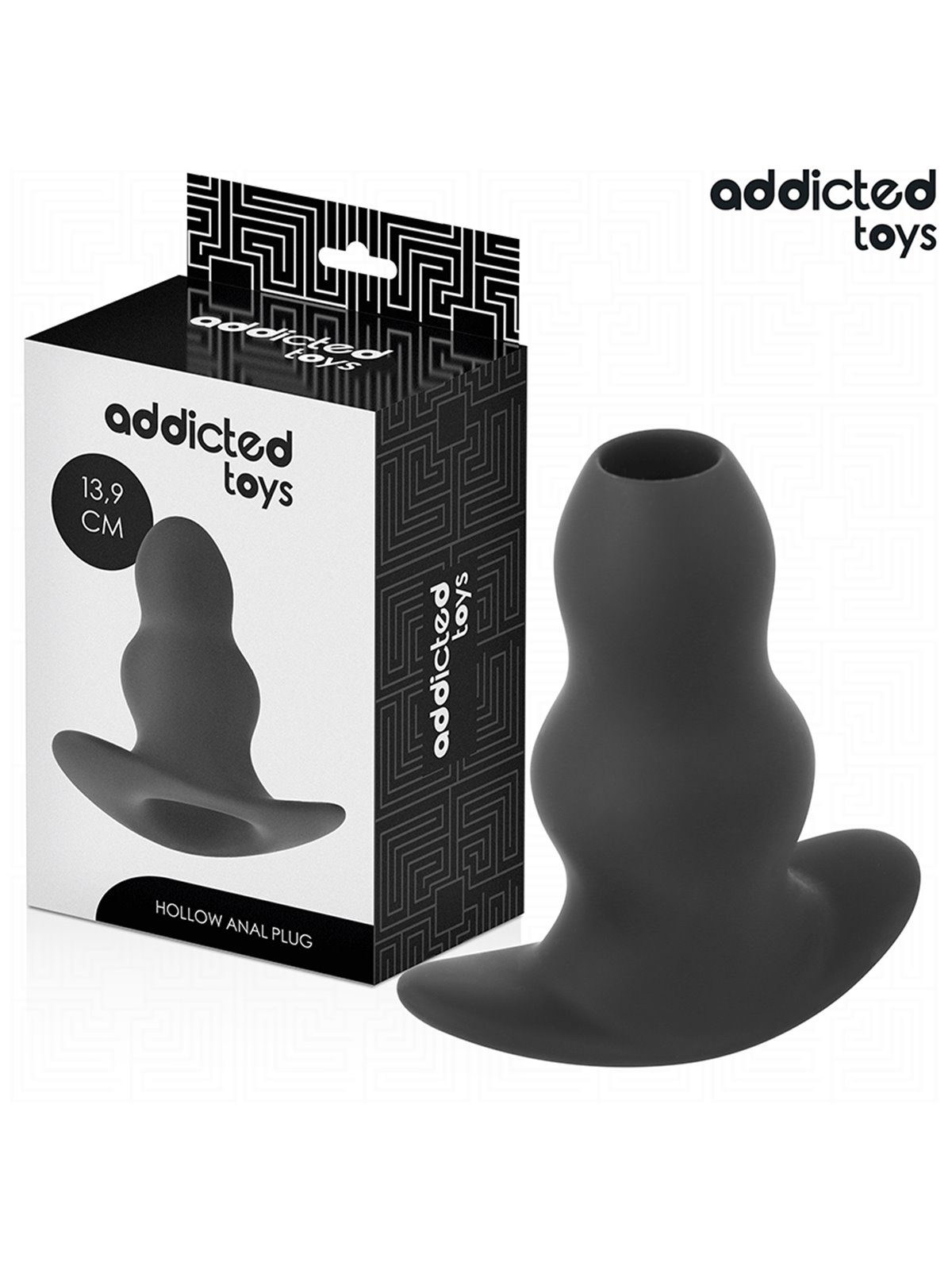 Addicted Toys - Plug Anale Cavo in Silicone Medico Taglia XL 13,9 Cm