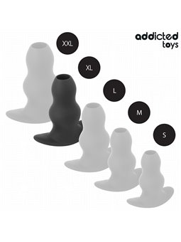 Addicted Toys - Hollow Medical Silicone Anal Plug Size XL 13.9 cm