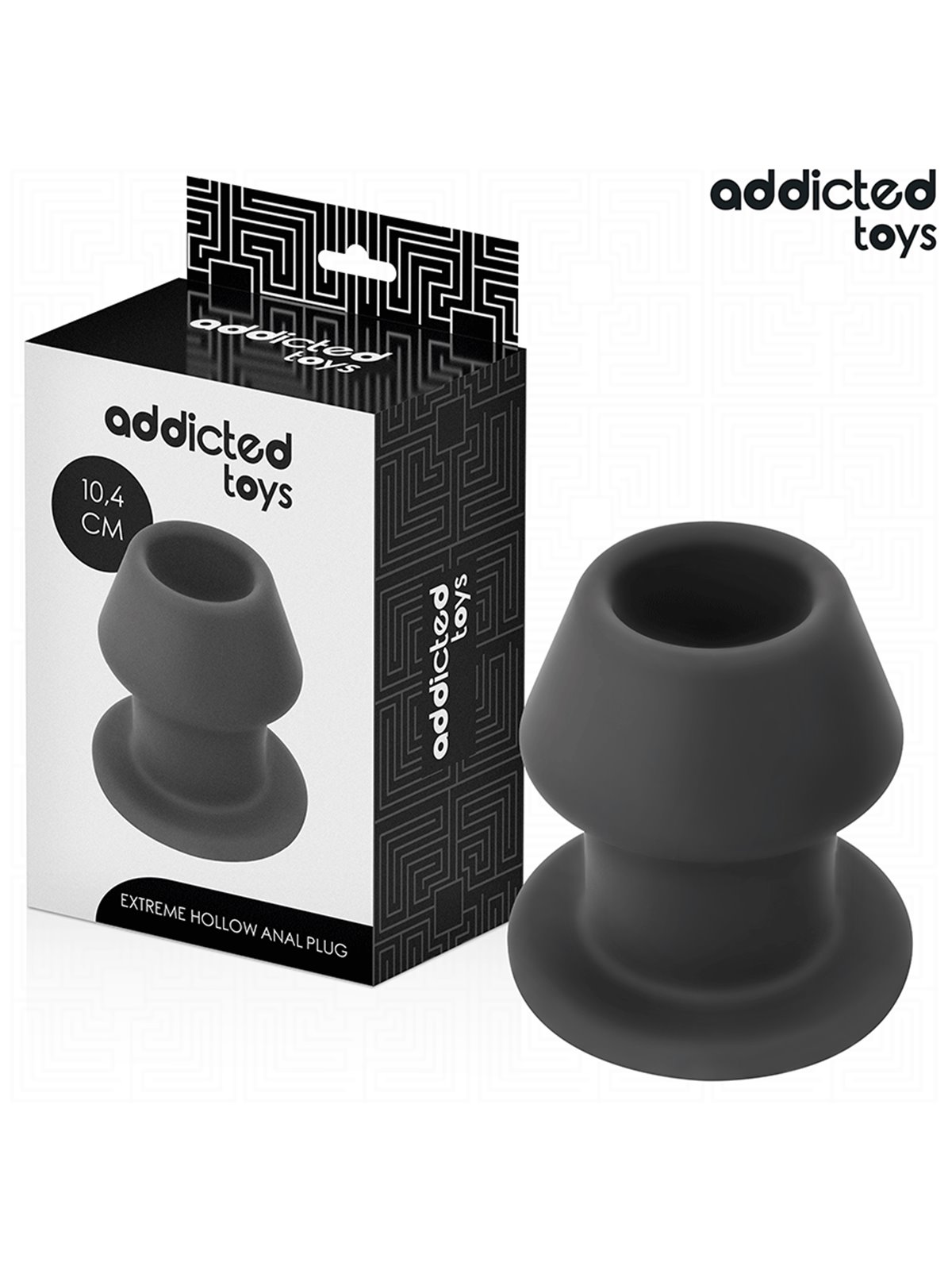 Addicted Toys - Plug Anale Cavo in Silicone Medico Taglia L 10,4 Cm